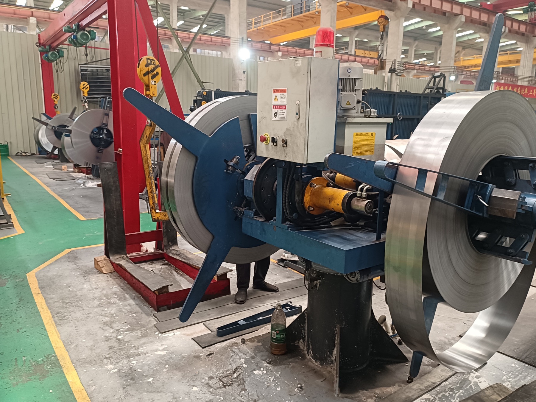 ERW tube mill coil feeding equipment