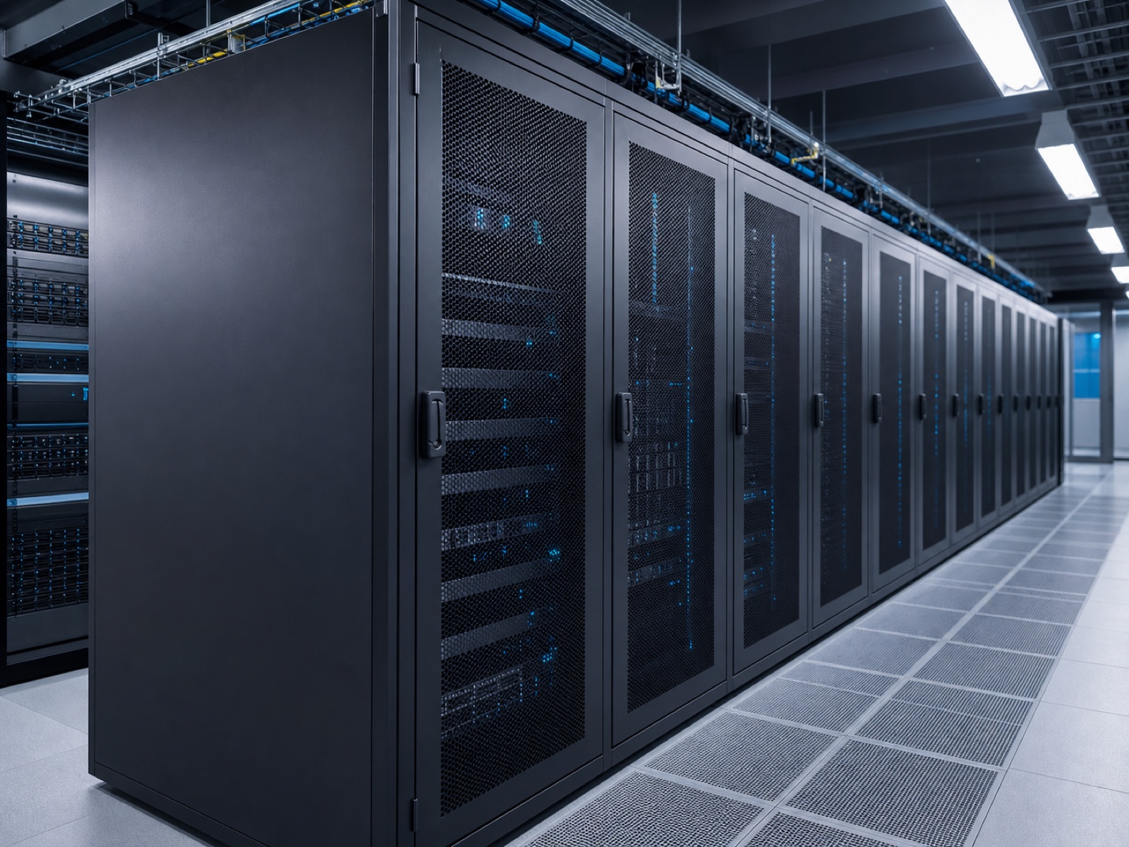 Server cabinets for digital infrastructure